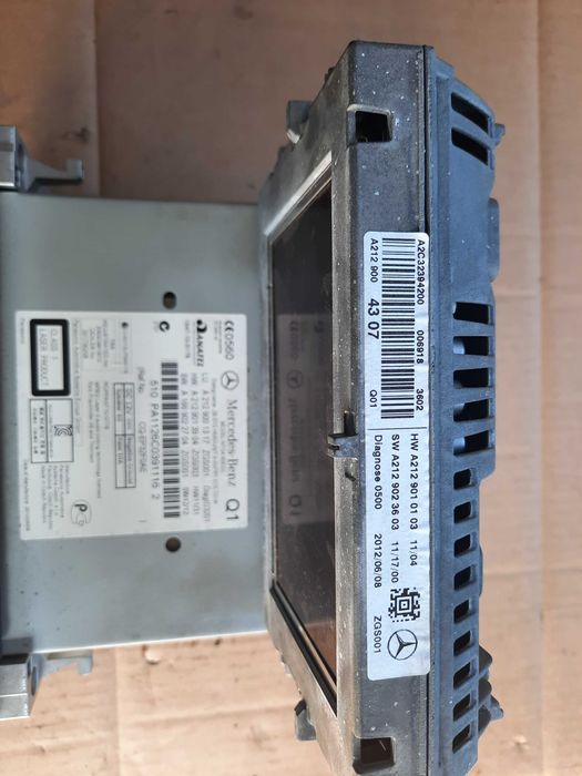 Radio NTG 4.5 nawigacja ekran A212.9001.317 Mercedes W207 W212
