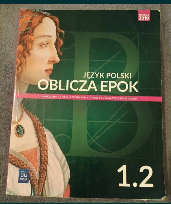 Podręcznik, klasa 1 liceum,	"Oblicza epok 1.2"