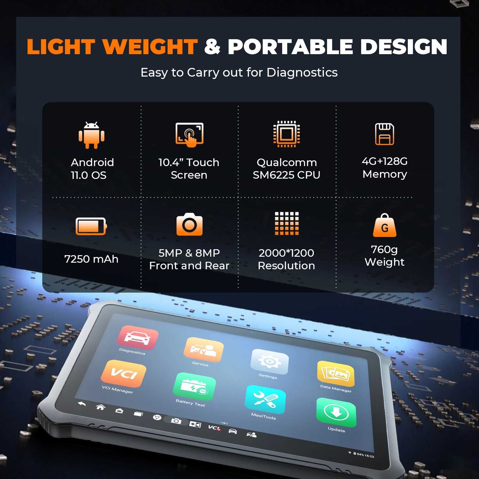 Autel OTOFIX D1 PROS KIT Máq Diagnóstico OBD 40 Funções (NOVO)