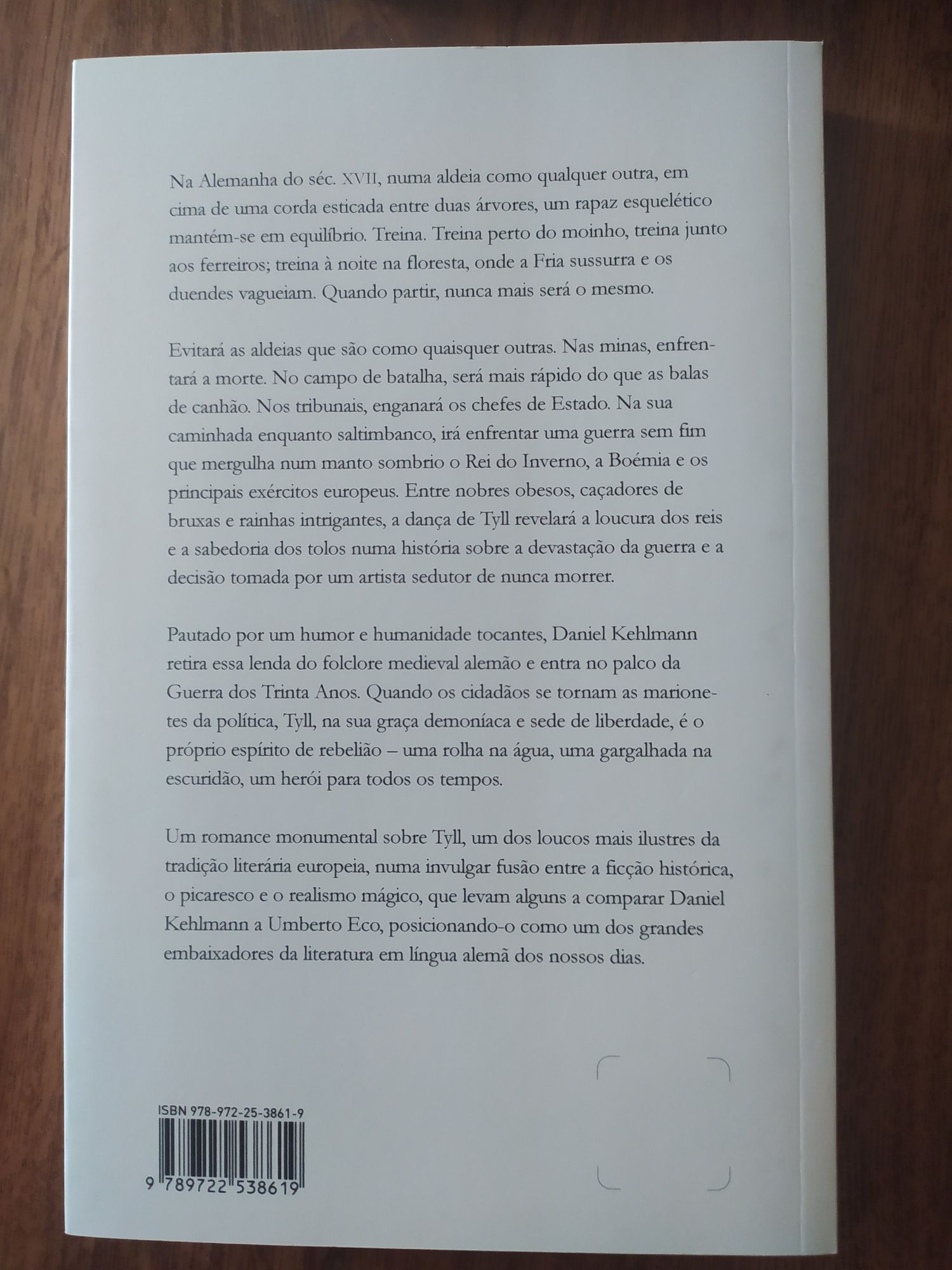 Tyll O Rei, o Cozinheiro e o Bobo. Livro de Daniel Kehlmann