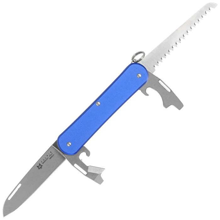 Scyzoryk Fox Vulpis S4 Sky Blue Aluminium, Polished N690Co