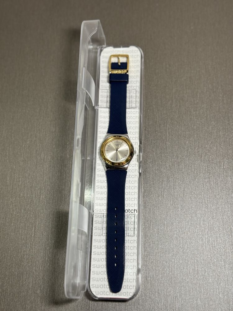 Продам годинник Swatch Blue Push YLS191 Оригінал!