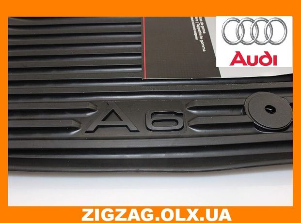 Коврики Audi A6 C7 Оригинальные коврики ауди а6 салона резиновые черны