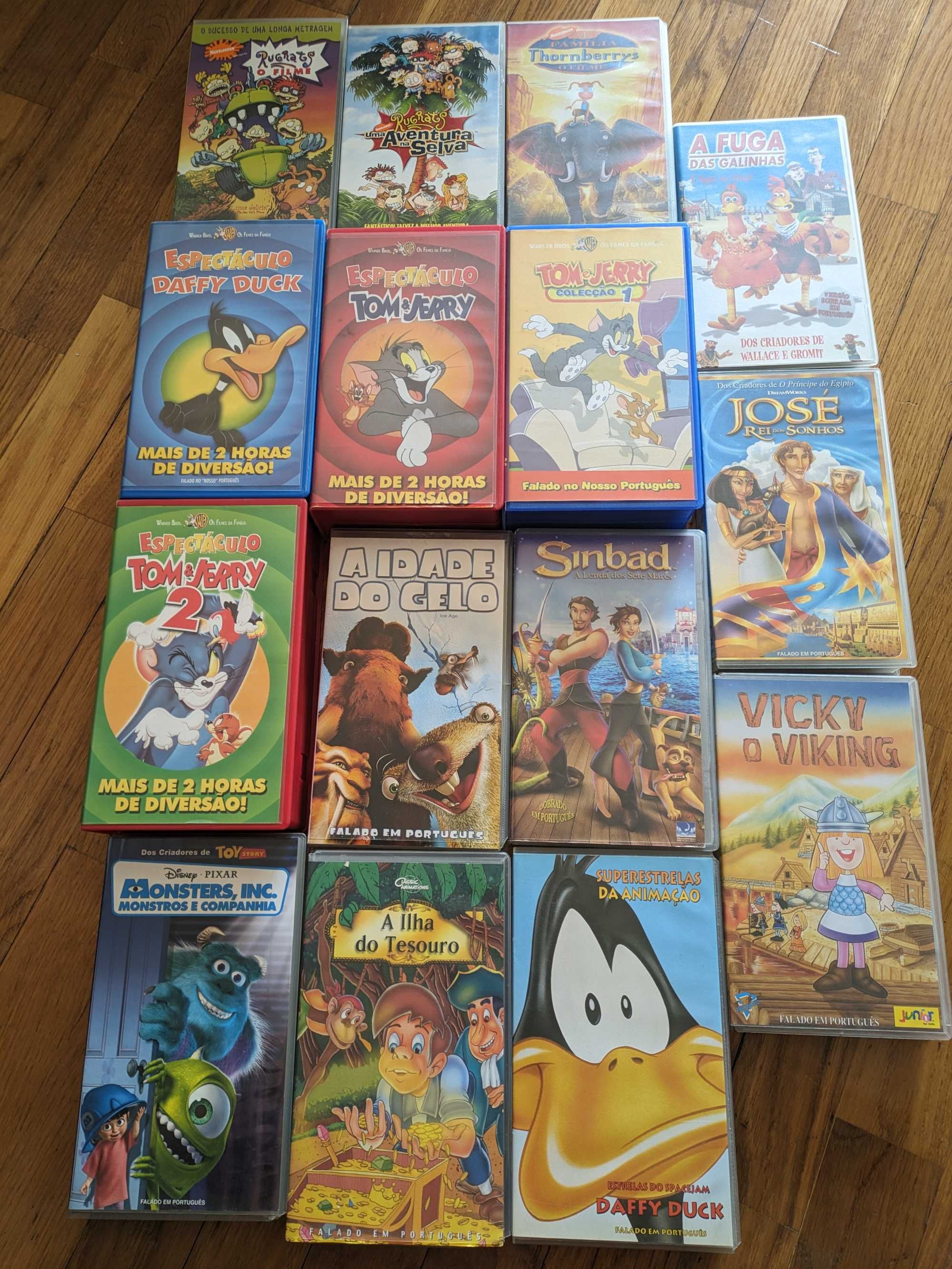 Cassetes VHS Disney e Filmes Classicos Portugueses