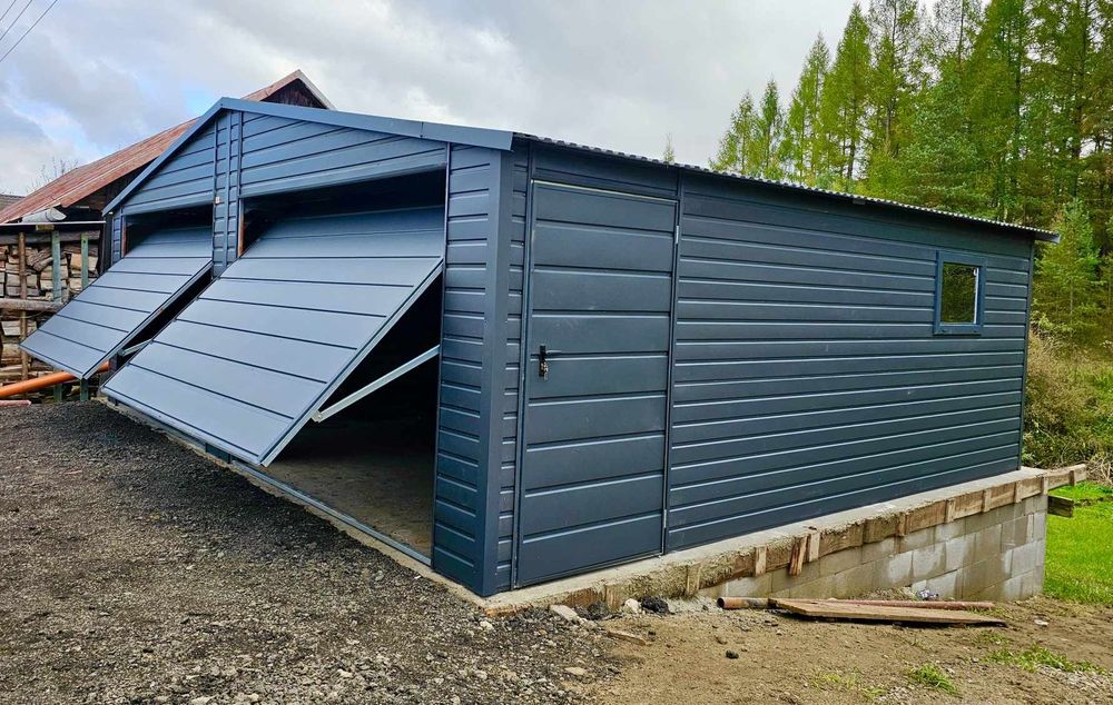 Garaż blaszany,Hala,Magazyn 6x5.80/6x6,6x7,7x6,7x7,9x6-Producent!