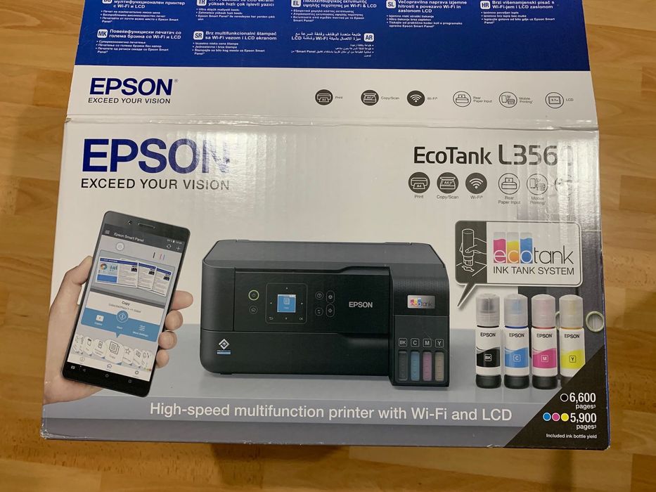 Urządzenie wielofunkcyjne EPSON EcoTank L3560 + 2 zestawy tuszy GRATIS