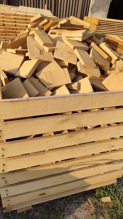 Zrzyny dębowe cięte suche