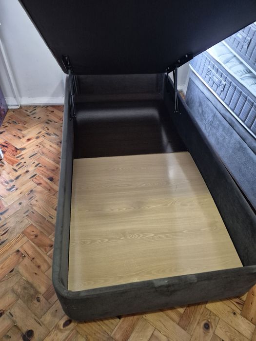 Sommier com colchão 90×190