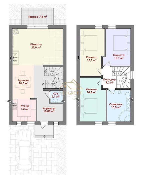 Продається Крайній будинок/таунхаус площею 125 м2 готовий до ремонту!!