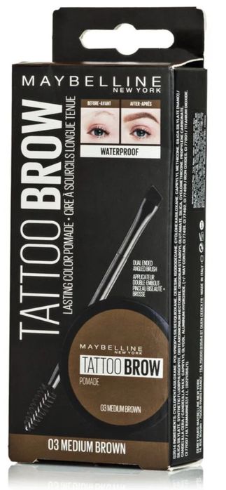 Помада для брів Maybelline Tatto Brow 003 Medium Brown