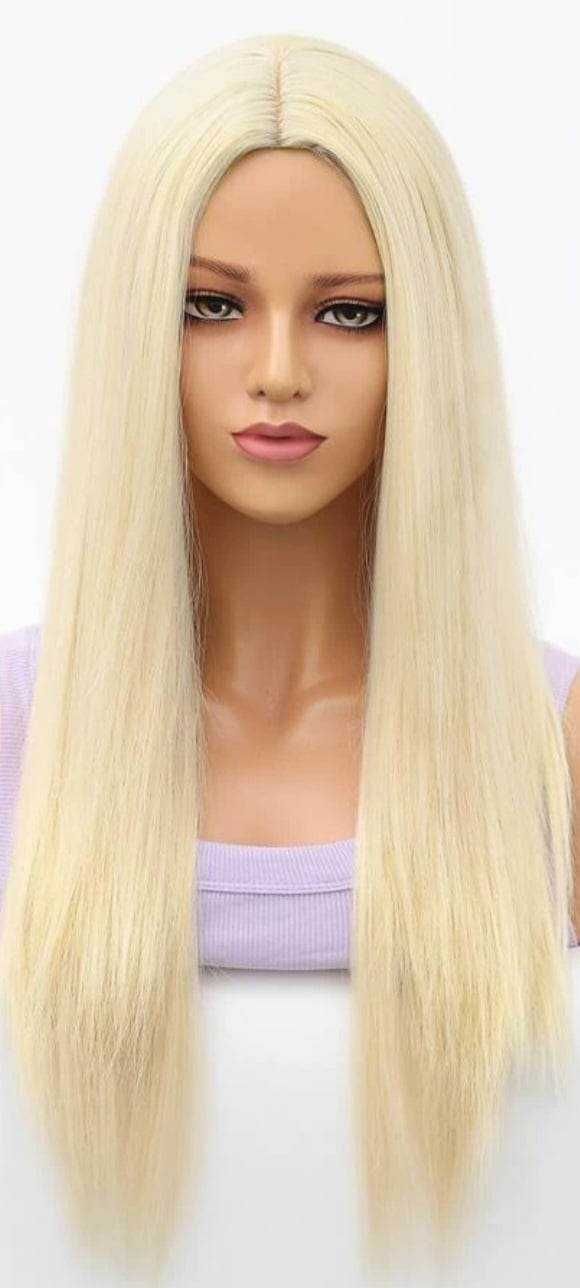 Peruka syntetyczna blond 70 cm