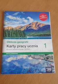 Oblicza geografii 1 - karty pracy, zakres podstawowy