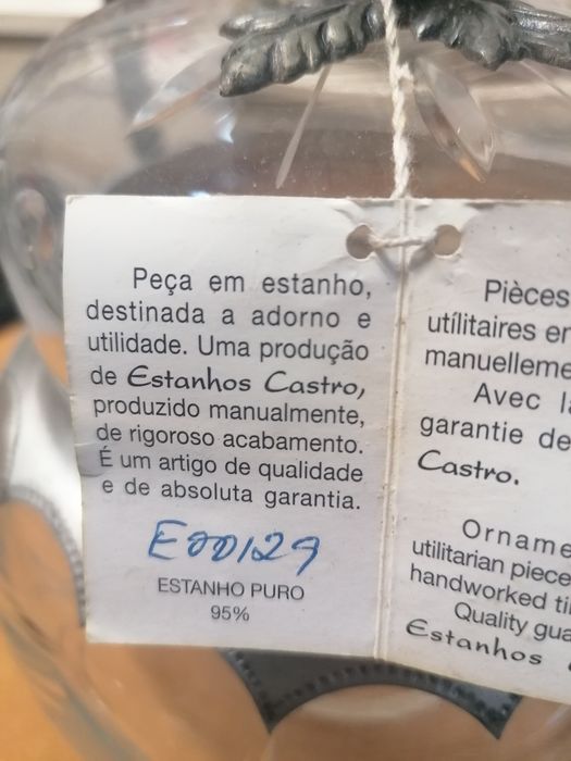 Bomboneira estanhos Castro
