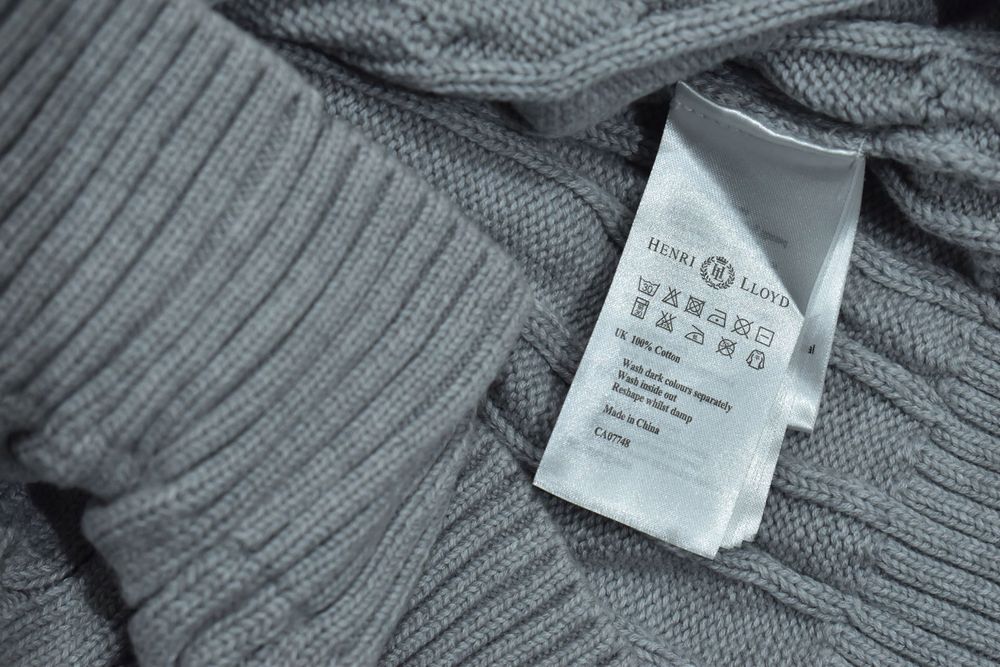 Henri Lloyd Bawełniany Sweter Męski Z Warkoczowym Splotem Xxl