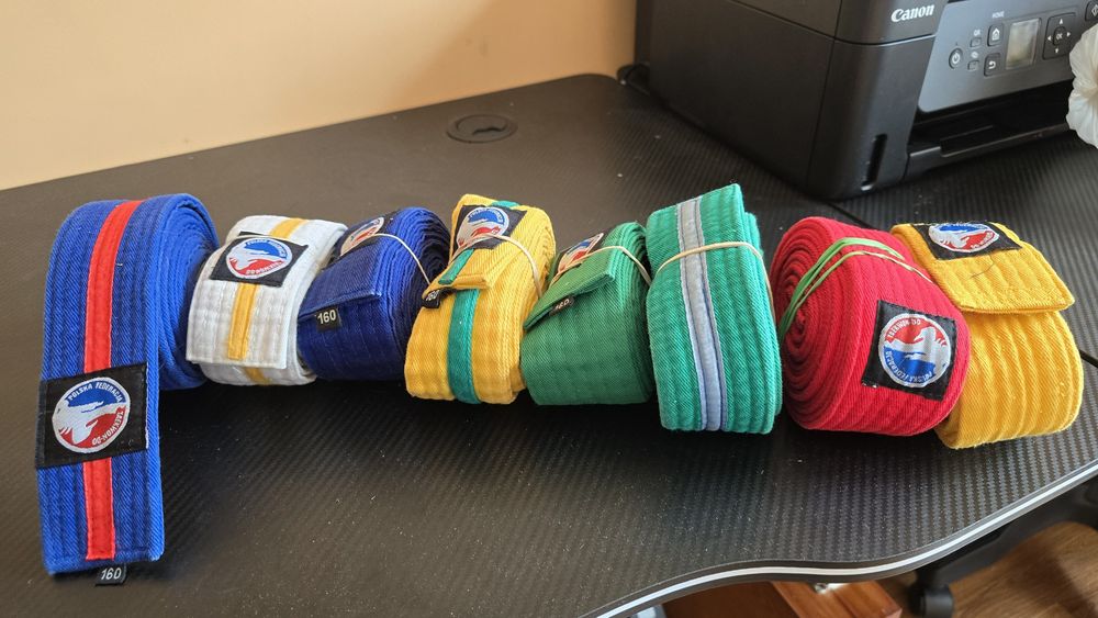 Pasy Taekwondo 8szt.