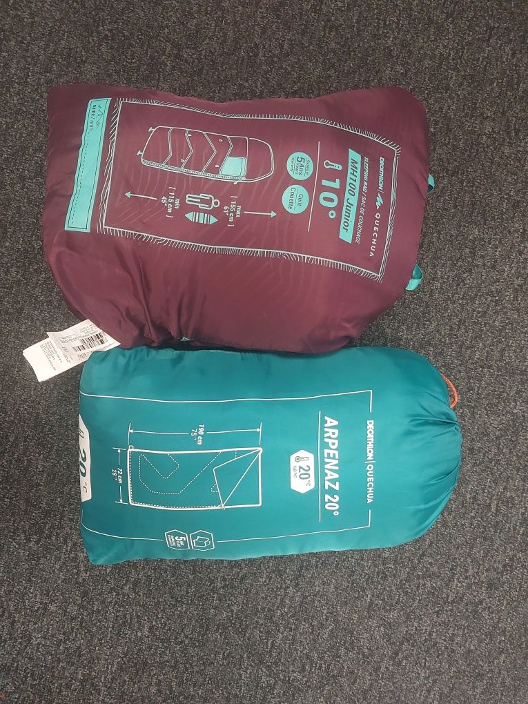 Śpiwór 20 C. Decathlon