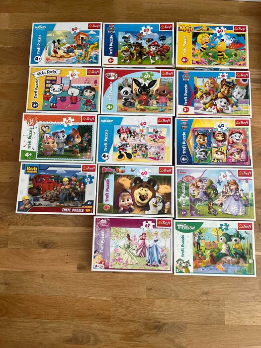 Zestaw Puzli dziecięcych Trefl "60"