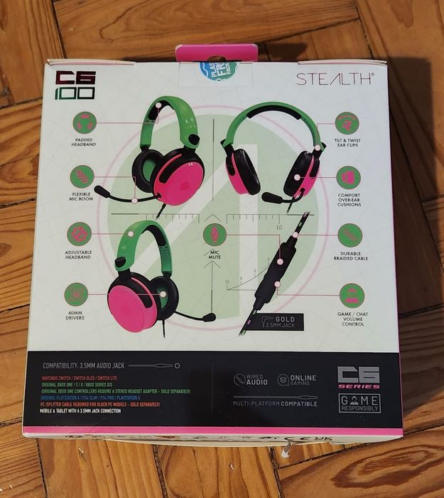 Gaming set e headfones