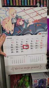 Kalendarz naścienny Yuri to moja praca 2024