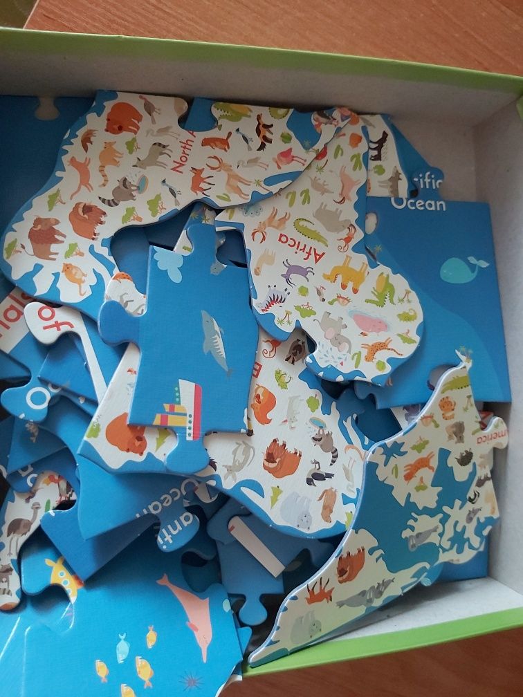 Puzzle -Mapa swiata