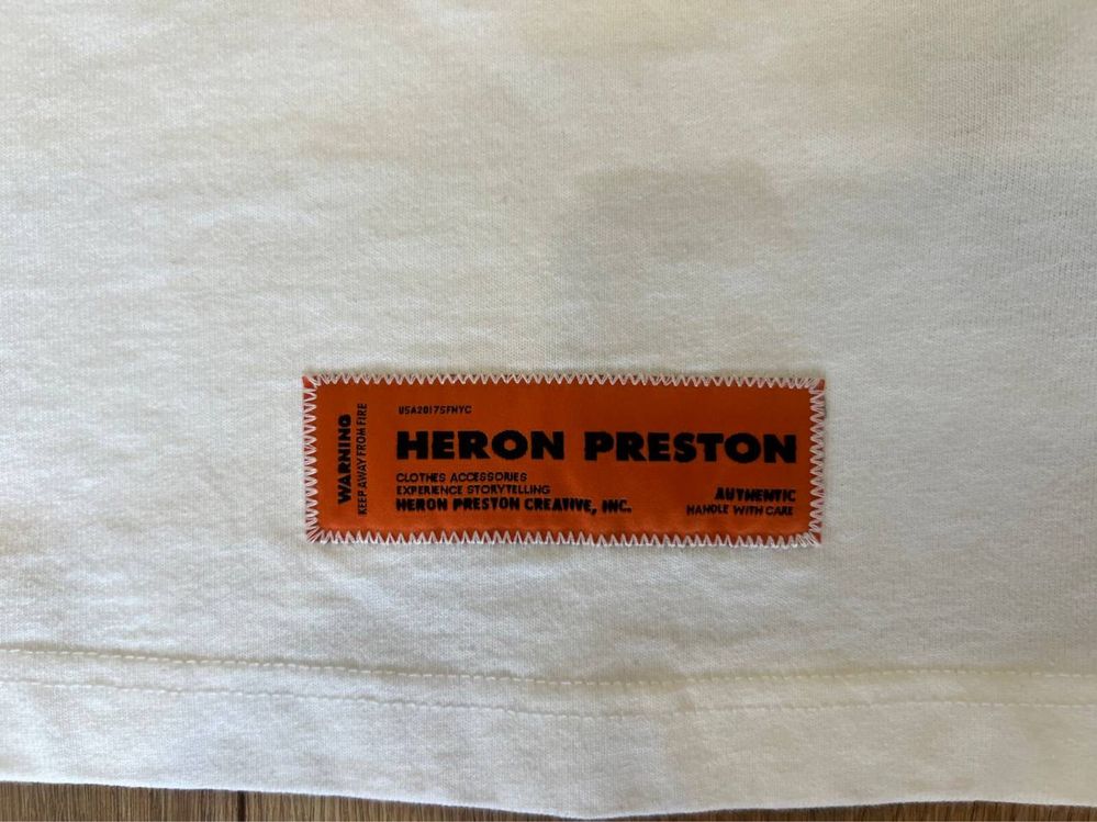 Koszulka Heron Preston Turtleneck Periodic, M, biały