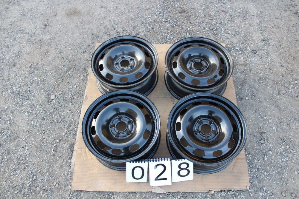 FELGI STALOWE VW GOLF4 AUDI A3 SKODA OCTAVIA SEAT IBIZA LEON TOLEDO2 5x100Ø57 6x15 ET38