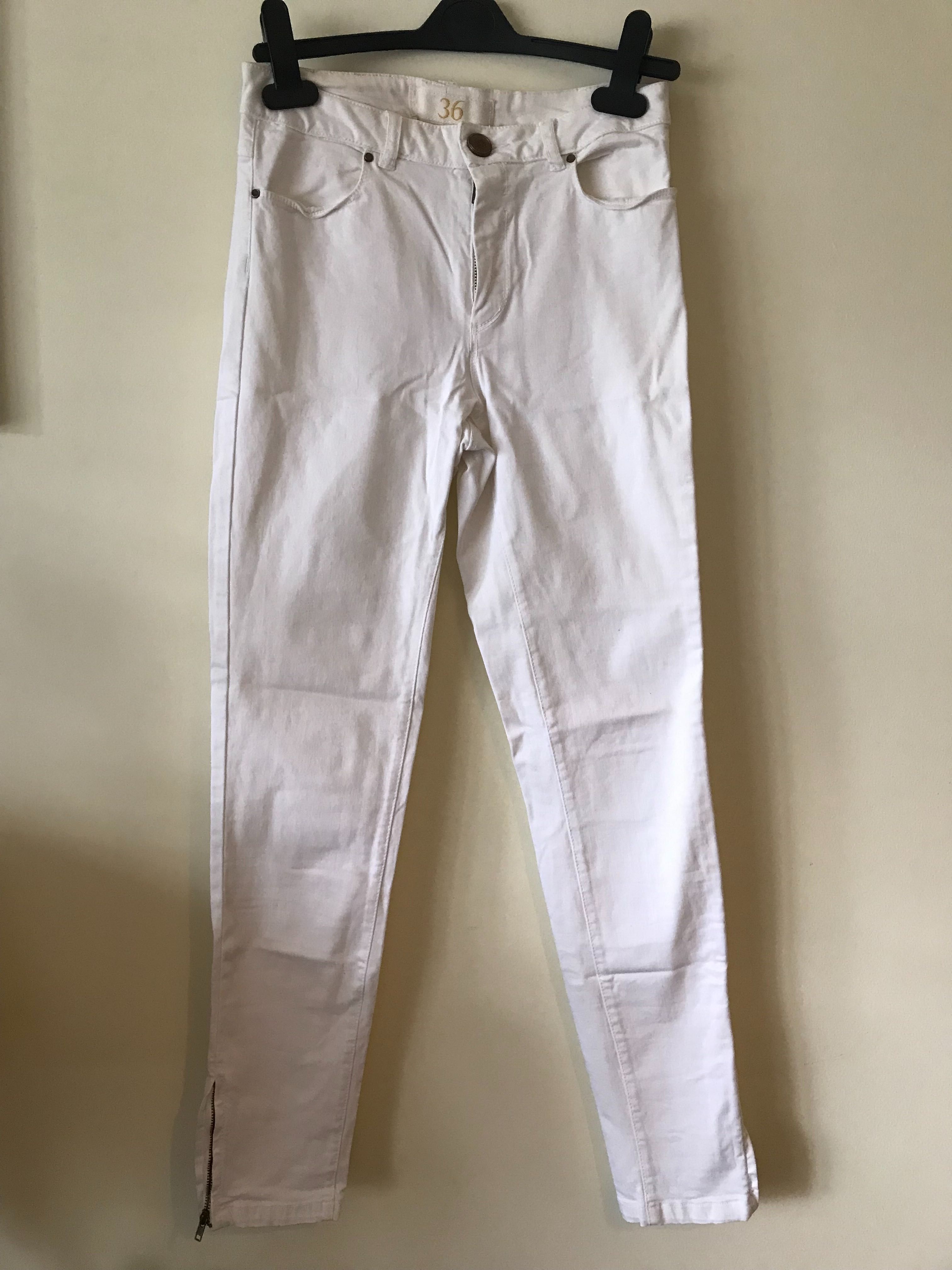 Calças skinny brancas Zara | Tamanho 36