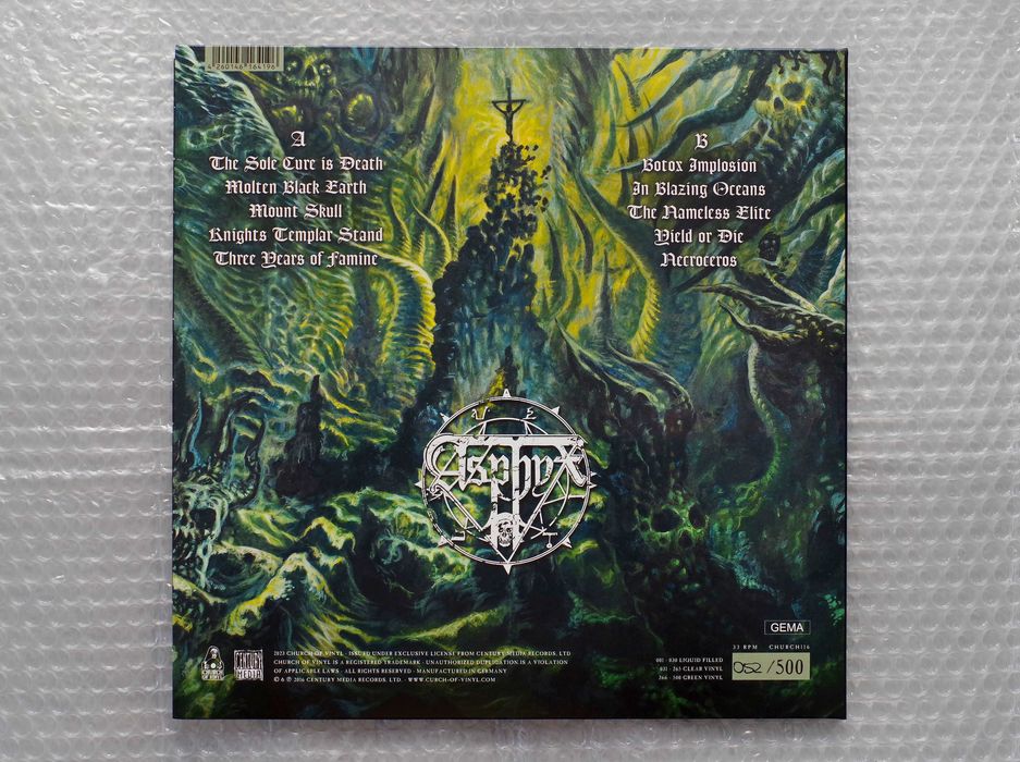 Asphyx – Necroceros. WINYL. Nowa