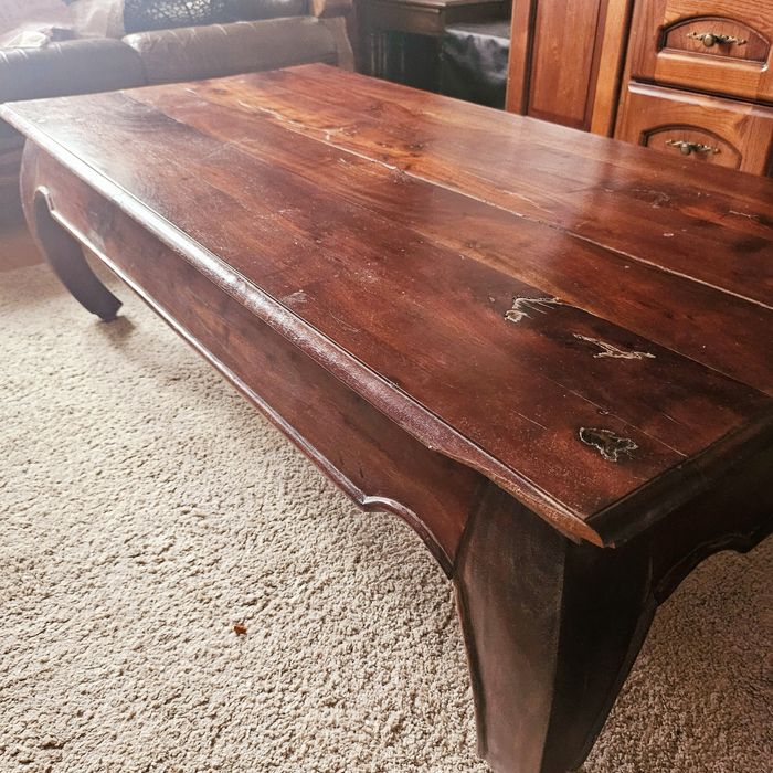 Ława kolonialna , stolik