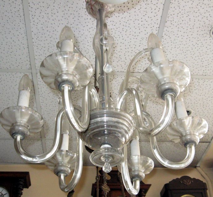 Lampa wisząca -100 letni żyrandol kryształowy- Oryginał
