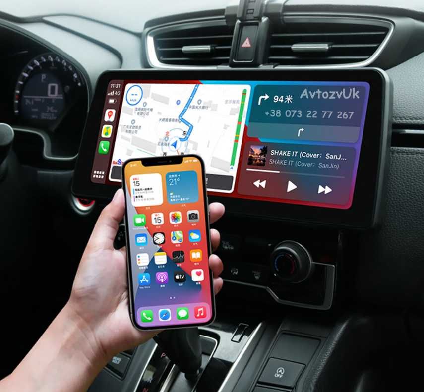 Магнитола CR-V Honda Црв CRV 5 СРВ TV 2 дин Хонда CarPlay Android 14