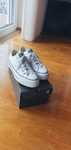 All Star brancas plataforma para sexo feminino