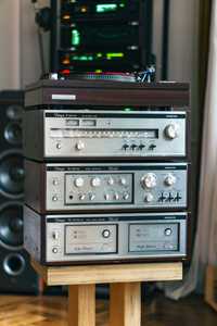 Onkyo Hi-End system dzielony Onkyo M-955, P-855, T-466. Vintage Audio