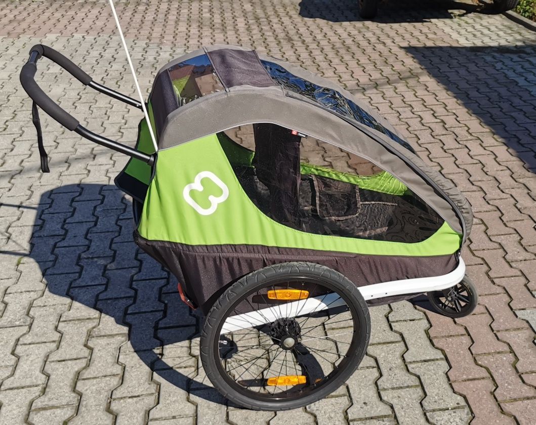 Przyczepka rowerowa Hamax traveler twin, sprzedam lub zamienię na 1 os