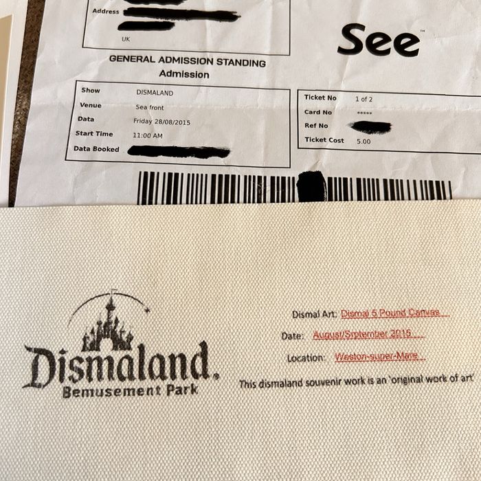 Five Pounds Banksy Dismaland