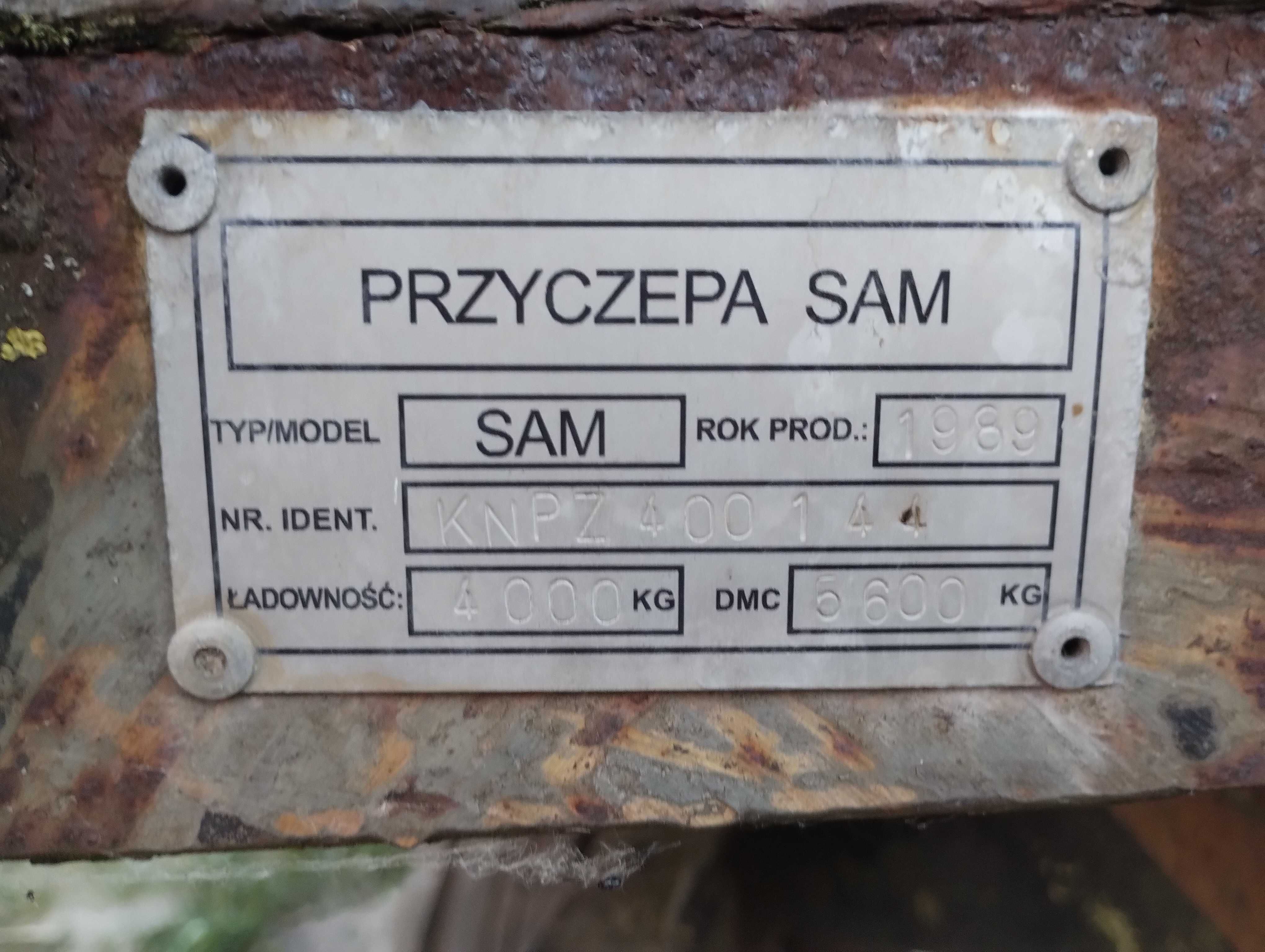 Przyczepa 4t SAM