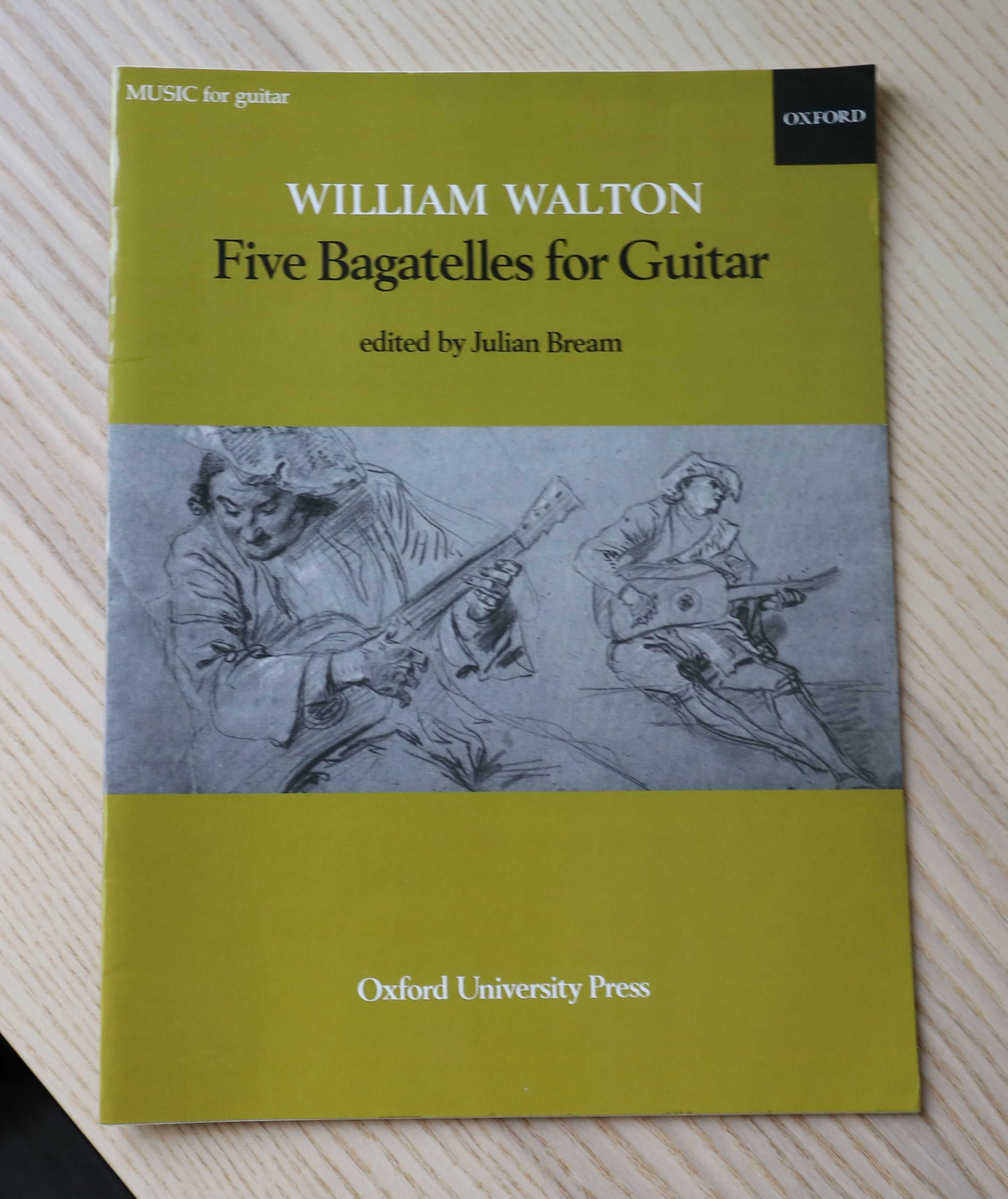 gitara William Walton Five Bagatelles for Guitar ed. Julian Bream