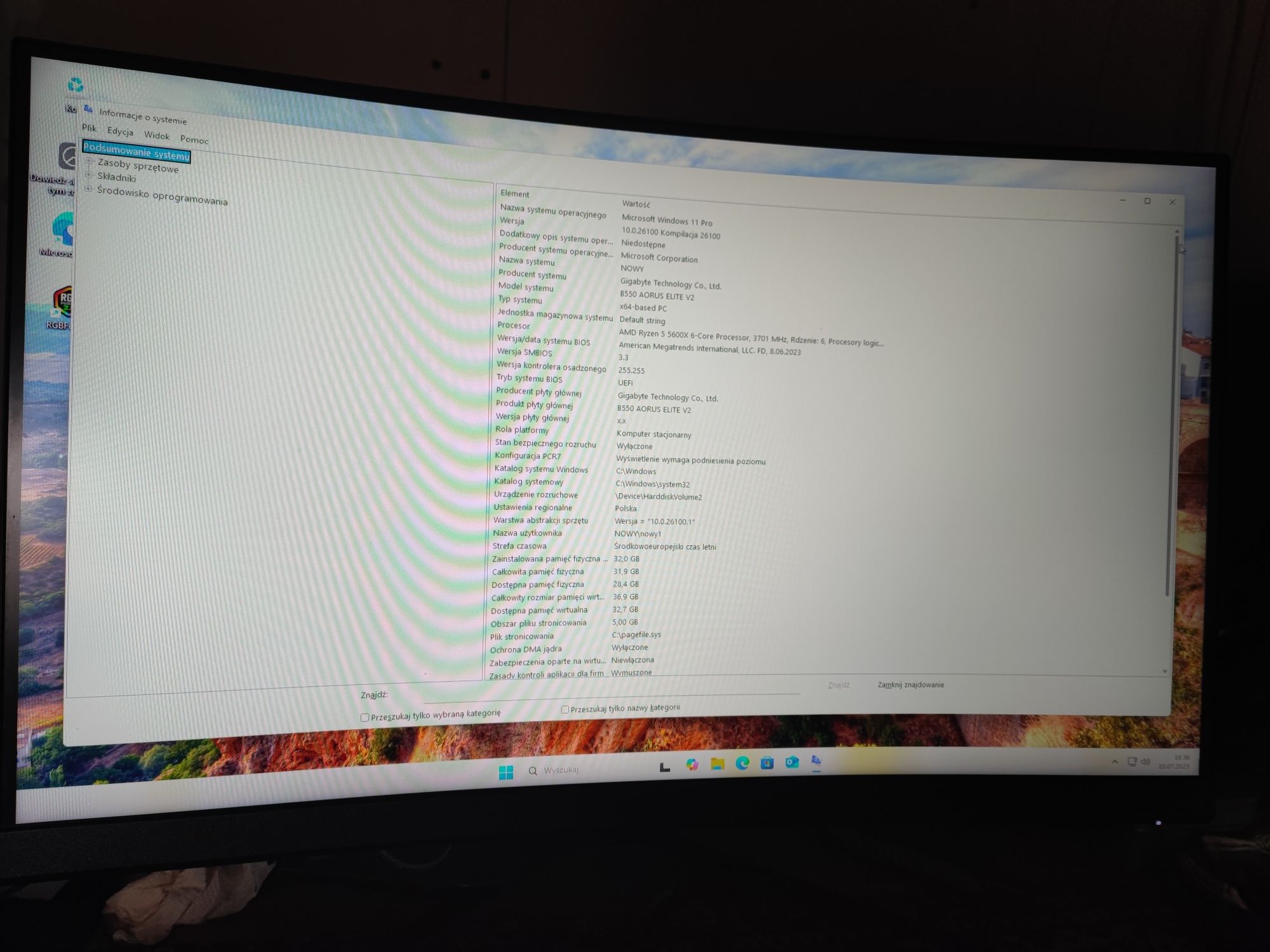 Komputer Gamingowy Ryzen 5 5600X / RTX 3060 / 32GB RAM + Monitor 165Hz