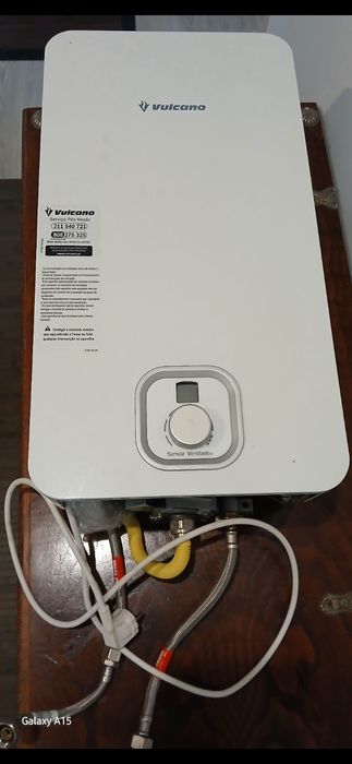 Esquentador Vulcano gas natural como novo