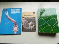 3 Livros de Electrónica e Electricidade em Inglês