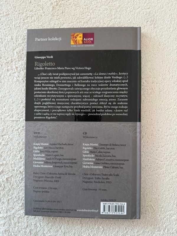 Rigoletto opera na płycie CD