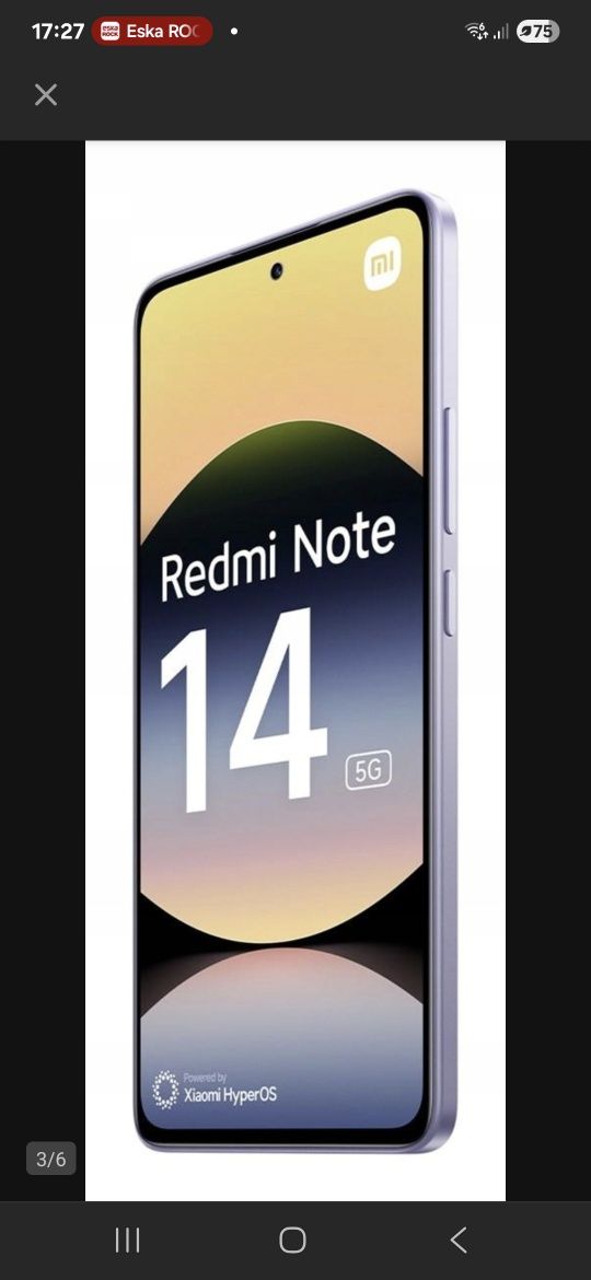 Redmi Note 14 5G Fioletowy