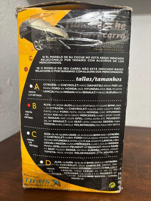 Capa Carro Tamanho M