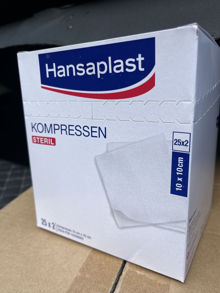 Бинт Hansaplast Sensitive 3XL 5 Dressings 10 x 15 см