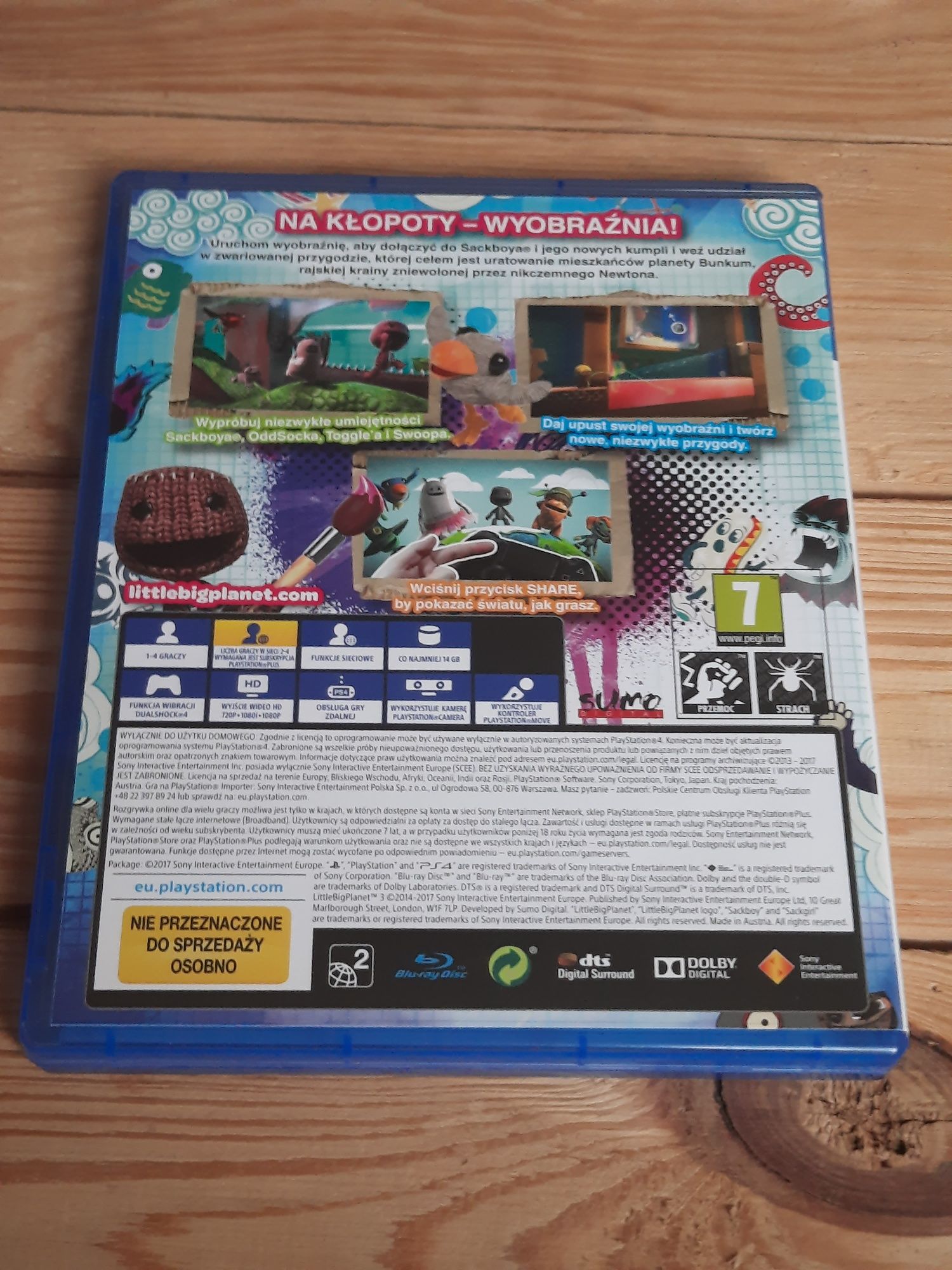 Gra na Playstation 4 Little Big Planet wersja pl idealna