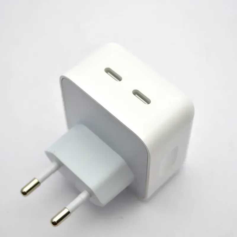 Швидка зарядка Apple 35W Dual USB-C (MHJE3ZM/A, A2246) з кабелем