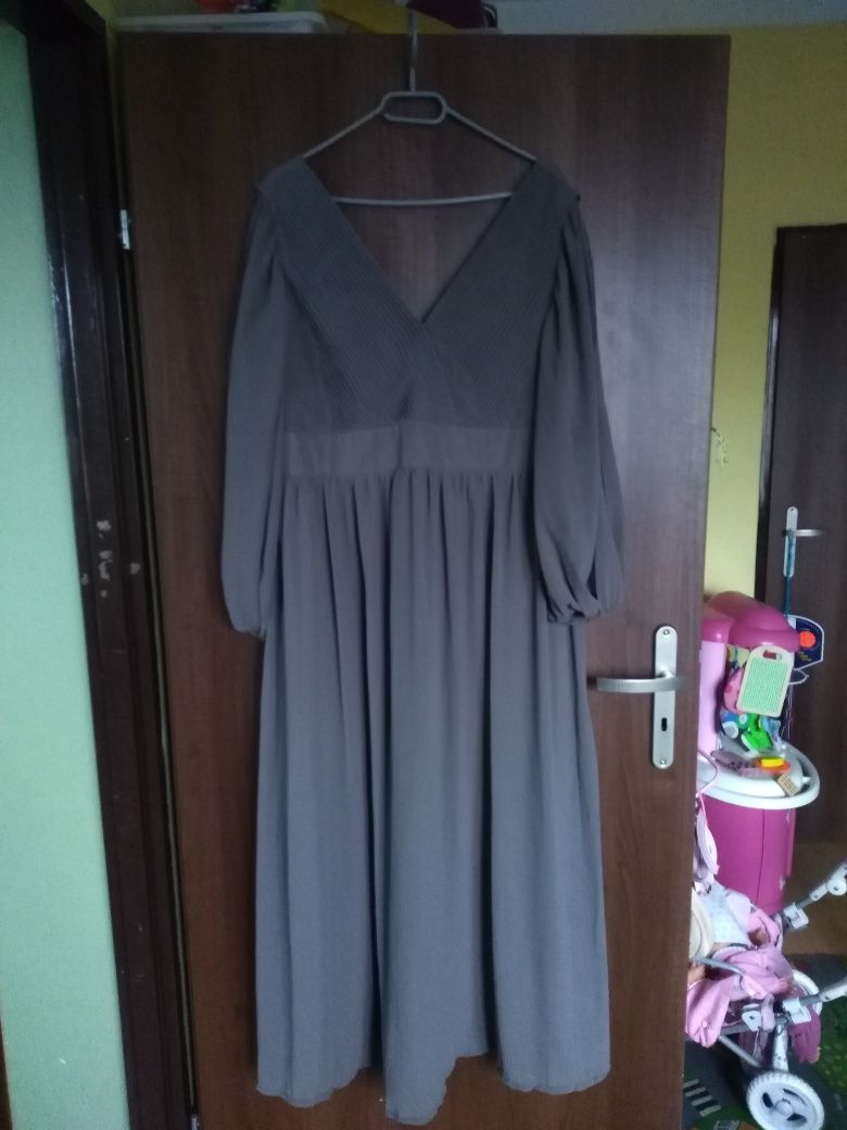 Sukienka suknia wieczorowa elegancka wesele roz 50 48