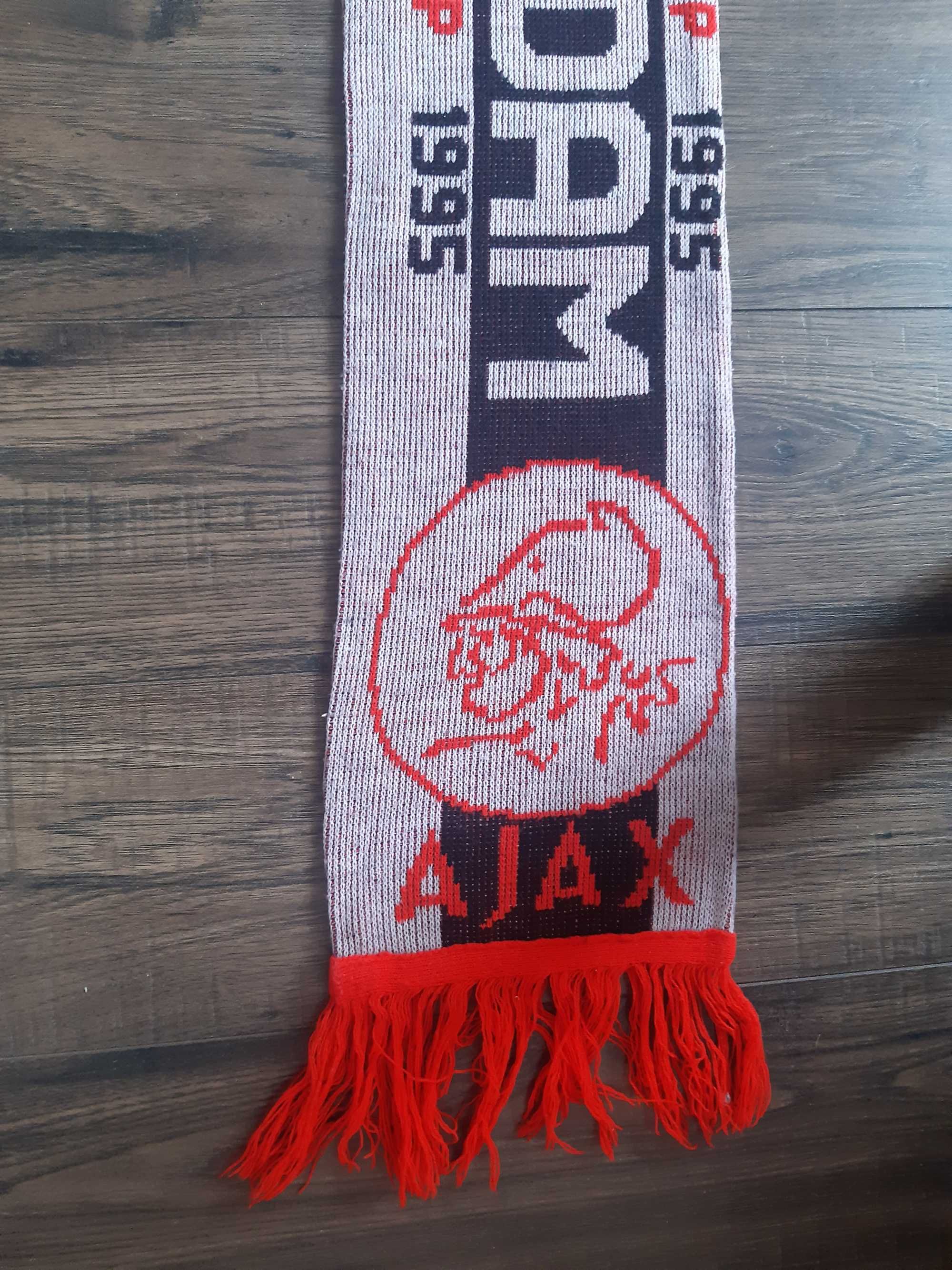 Oryginalny szalik Ajax Amsterdam ! Zwycięzca Ligi Mistrzów 1995