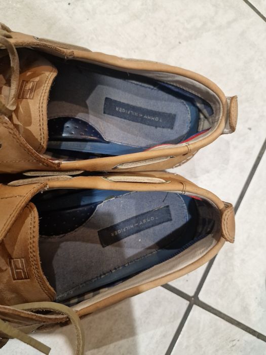 Buty Tommy Hilfiger mokasyny żeglarskie Handmade roz,45,5,46 półbuty