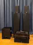 kino domowe Yamaha RX-V477, 2xNS-50F, 2xNS-E55, NS-C55, SW-030